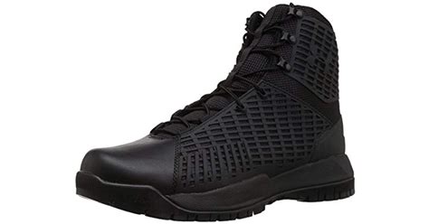 Under Armour Stryker Side Zip Military And Tactical Boot In Black For