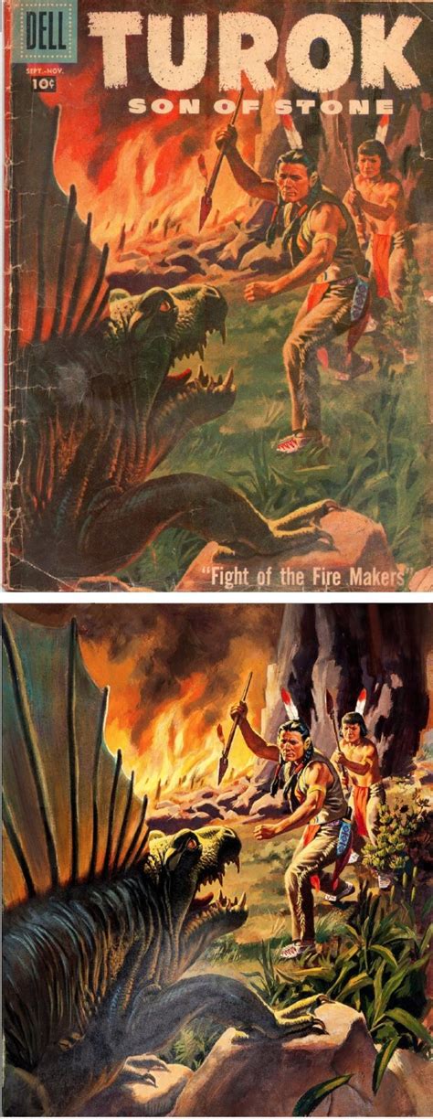 Morris Gollub Fight Of The Fire Makers Turok Son Of Stone Sept