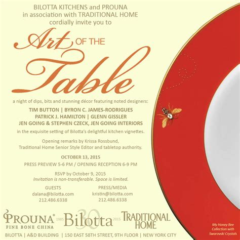 Art Of The Table 2015 Bilotta