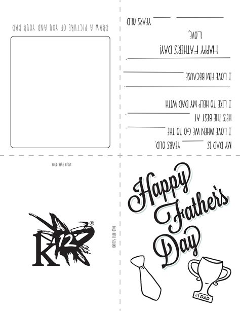 Father's Day Card From Wife Template Free Printable
