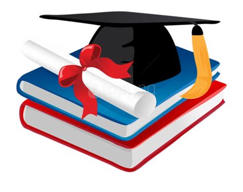 Graduation Cap And Diploma Png Clip Art Library