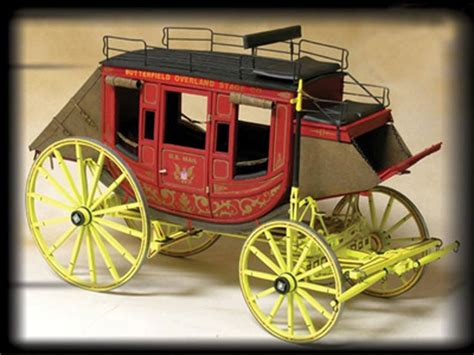 Concord Stagecoach 112 Scale Model Kit Nostalgic Ts Wooden Wagon