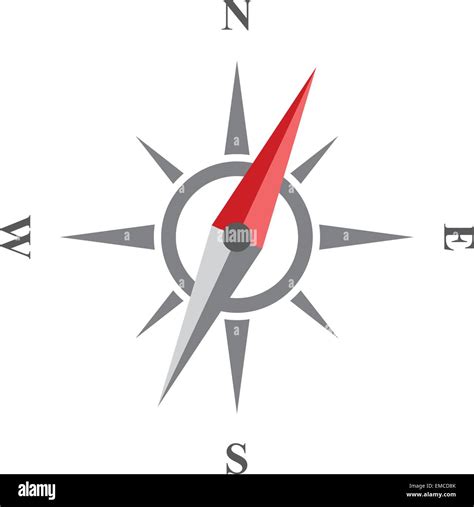 Compass Vector Icon Stock Vector Image And Art Alamy