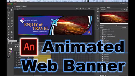 Creating A Professional Animated Web Banner In Adobe Animate Cc 2019