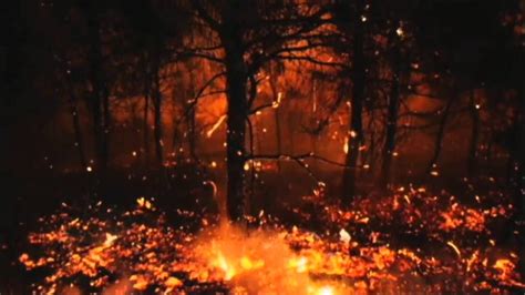 Spanish Wildfires Dramatic Shots Of Forest Fires At Night Youtube