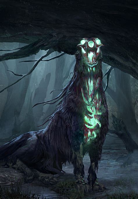 Scifi Fantasy Mythical Creatures Art Monster Concept Art