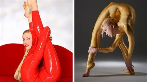 Zlata The World’s Most Flexible Woman Showing Her Incredible Contortionist Skills In