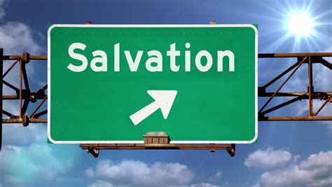 Religious Salvation Time Lapse Road Sign Stock Footage Video 923869