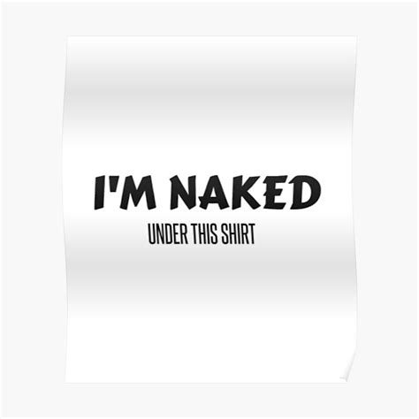 Naked Poster For Sale By Punfunstudio Redbubble