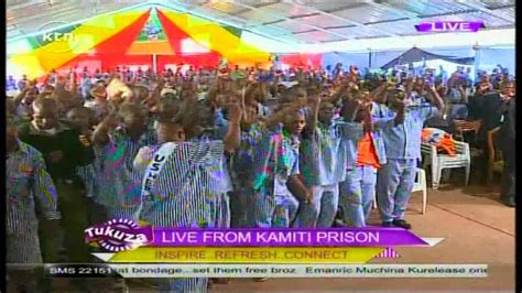 Gurdian Angel Performs His Surrender Song At Kamiti Maximum Prison