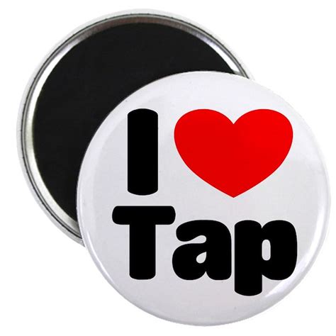 I Love Tap Magnet By Dancethoughts