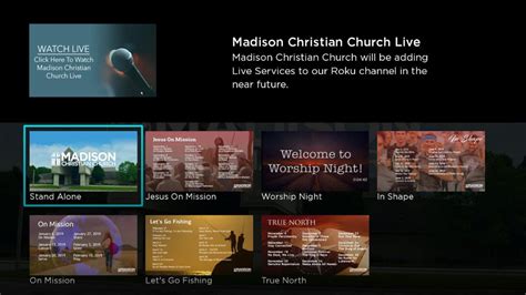 Madison Christian Church Tv App Roku Channel Store Roku