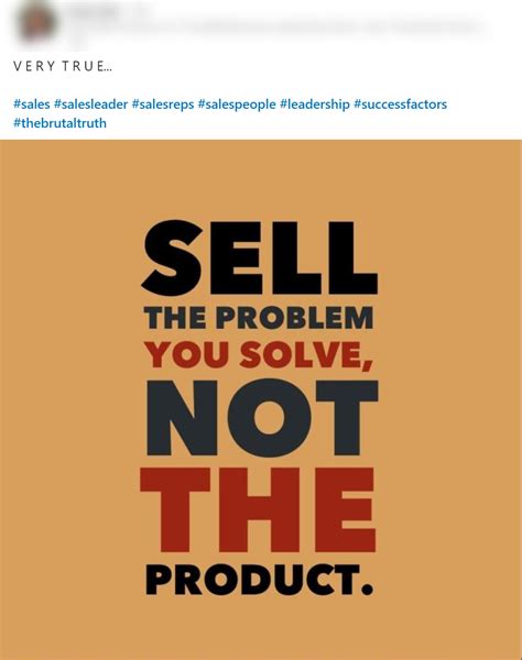 Sell The Problem Is Terrible Advice Heres Why Zach Messler