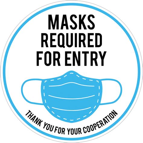 Customize These Mask Required Stickers