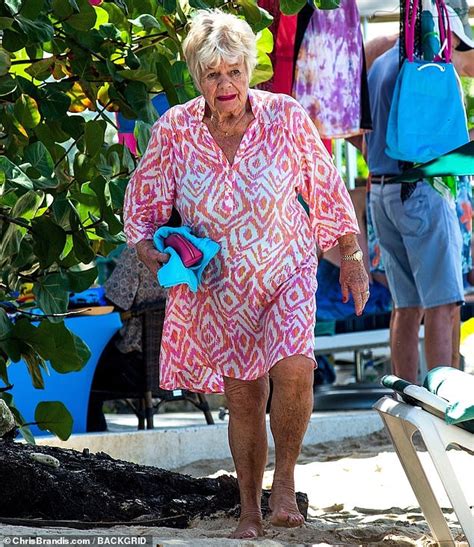 Judith Chalmers 85 Looks Sensational As She Hits The Barbados Beach Big World News