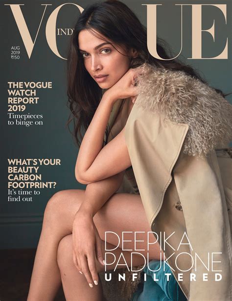 Deepika Padukone The Word That Best Describes My Experience Of Depression Is Struggle Vogue