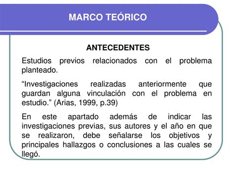 PPT MARCO TEÓRICO PowerPoint Presentation free download ID 3947252