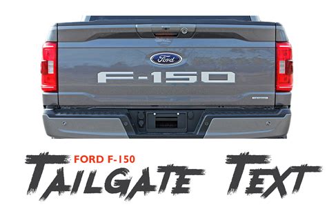 Tailgate Text Ford Ranger Stripes Ford Ranger Decals Ranger Graphics