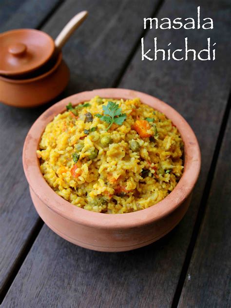 Masala Khichdi Recipe Vegetable Khichdi Moong Dal Masala Khichdi