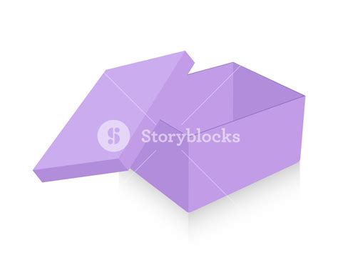 Open Purple Box Royalty Free Stock Image Storyblocks