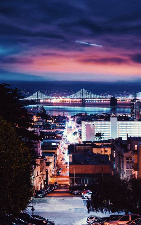 San Francisco Usa Night Click 4k Ultra Hd Mobile Wallpaper