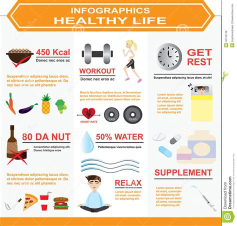 Infographic Health Healthy Life Infographic