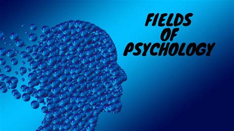 psychology fields of psychology youtube