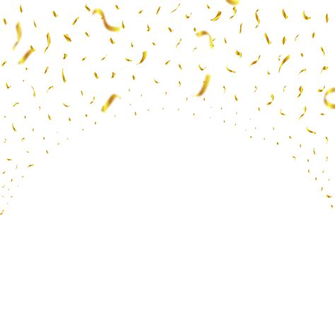 Confetti Celebration Party Vector Png Images Confetti And Gold Foil
