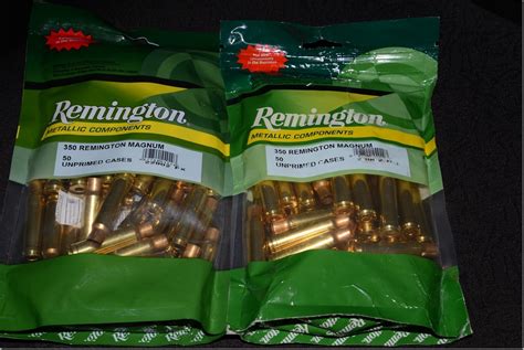 350 Rem Mag Brass Remington Vs Nosler 24hourcampfire