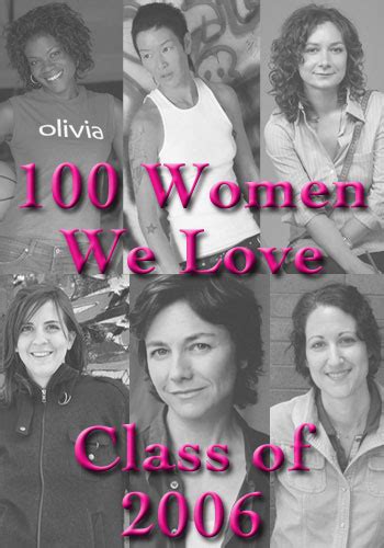 100 Women We Love 2006 Go Magazine