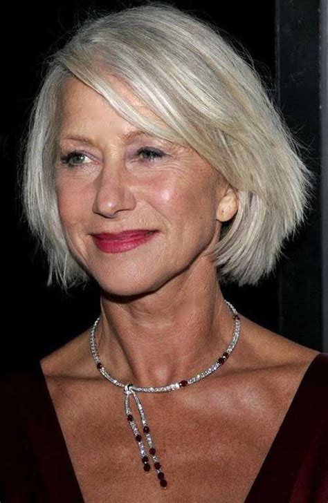 13 Brilliant Hairstyles For Older Women Bobs