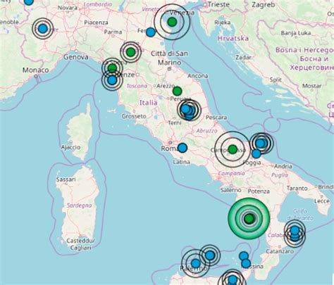 Terremoto, l'Italia trema intensamente da Nord a Sud: le zone colpite - Centro Meteo Italiano