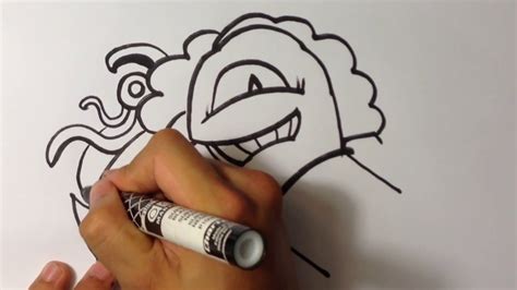 Graffiti Drawing Demo Easy Pictures To Draw Youtube