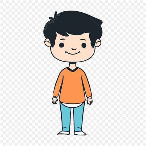 Handsome Boy Clipart Vector Handsome Little Boy Q Version Of The