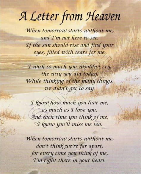 Letters From Heaven Quotes Quotesgram