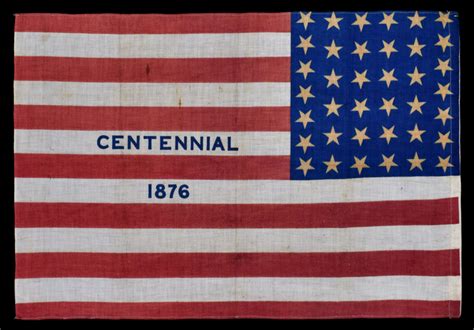 Outstanding 38 Star Antique Flag Includes A Centennial 1876 Overprint