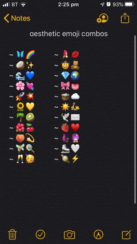 Maybe you would like to learn more about one of these? Aesthetic emoji combos in 2020 | Emoji combinations ...