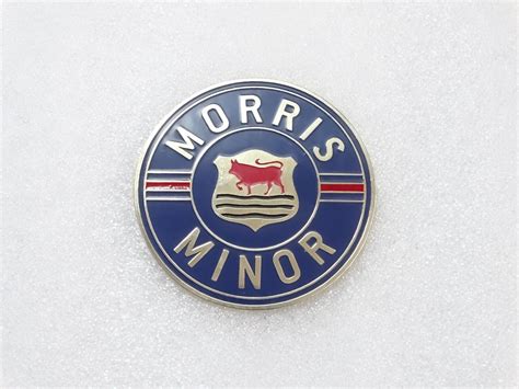 Vintage Brass Morris Minor Car Radiator Badge Emblem Logo Emblem Big