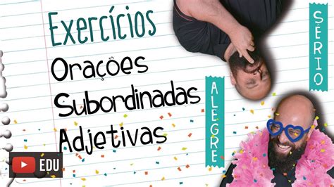 Orações Subordinadas Adjetivas Exercícios Tirinhas