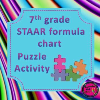 7th class social study material! 7th Grade STAAR Formula Chart Matching Activity - 2 Versions | TpT