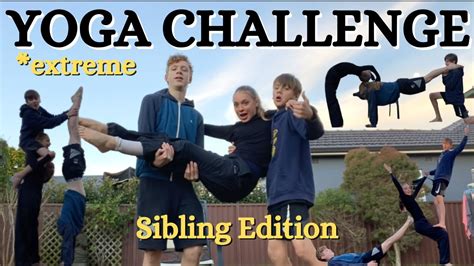 Yoga Challenge 2021 With Siblings Youtube