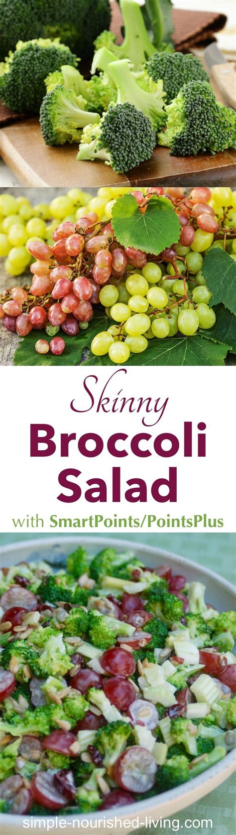 Mustard, broccoli florets, granulated garlic, salt, honey, sage and 10 more. Low-Calorie Skinny Broccoli Salad Recipe | Simple Nourished Living | Recipe | Skinny broccoli ...