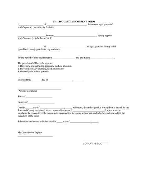 Child Guardianship Form - How to create a Child Guardianship Form? Download this Child 