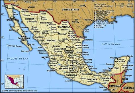 Mexico Mapas GeogrÁficos De Mexico Mundo Hispánico™