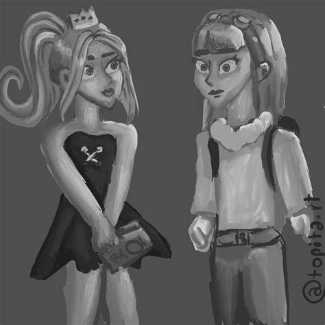 Ilustracion Blanco Y Negro Characters By Camitopita On Deviantart