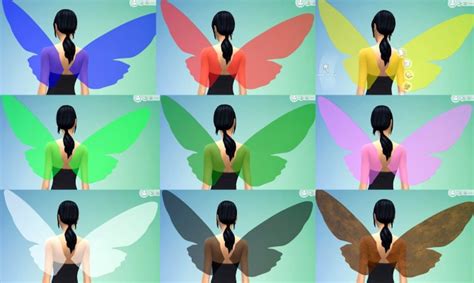 Glass Wings All Ages By Esmeralda At Mod The Sims Sims 4 Updates