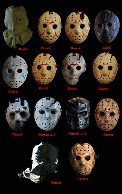 In 1987, friday the 13th was turned into a tv series which ran for three seasons. Evolution of the Jason Voorhees Mask | Blood Curdling Blog ...