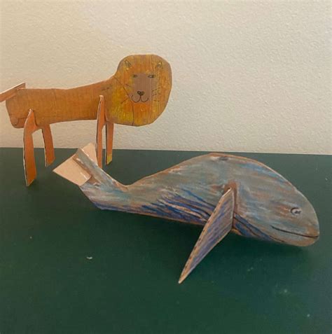 Cardboard Animals Explore Ecology