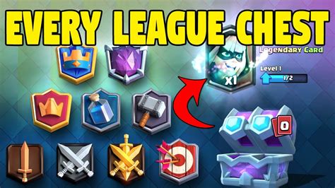 Clash Royale Opening Every League Chest Ultimate Champion League
