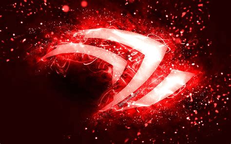 1290x2796px 2k Free Download Nvidia Red Logo Red Neon Lights